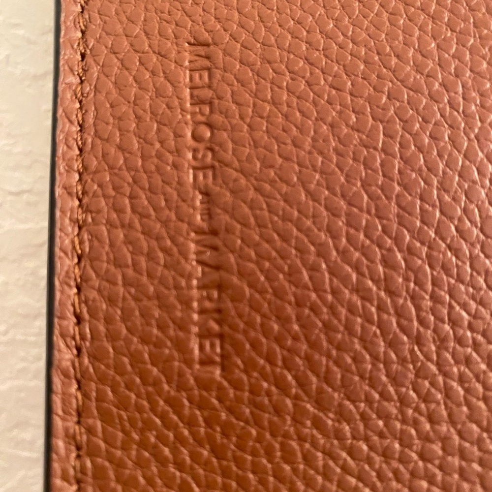 Melrose and Market Brown  Genuine Leather Accessory